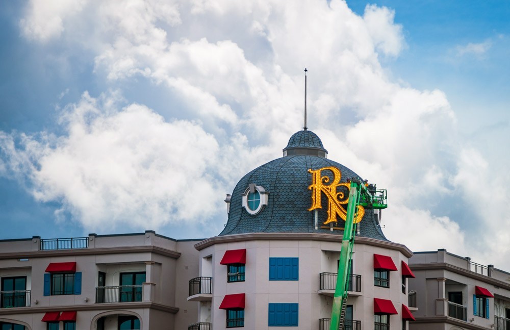 iconic sign at disneys riviera dvc resort
